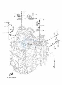 F250CB drawing CYLINDER-AND-CRANKCASE-3