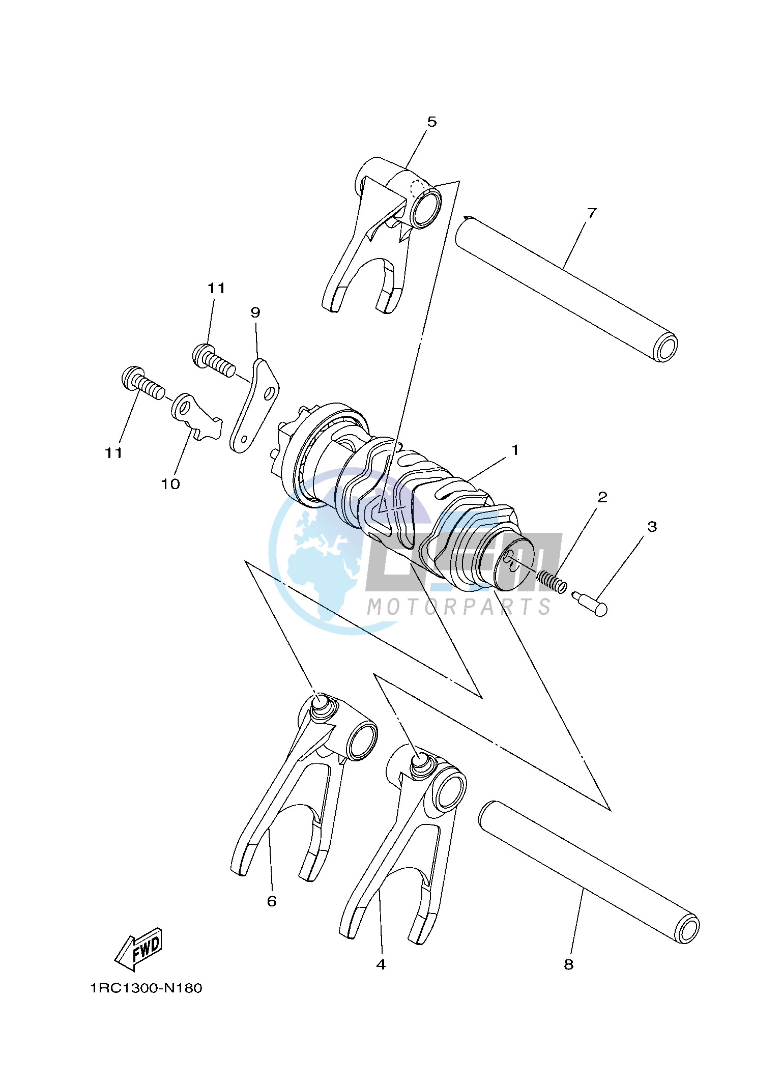 SHIFT CAM & FORK