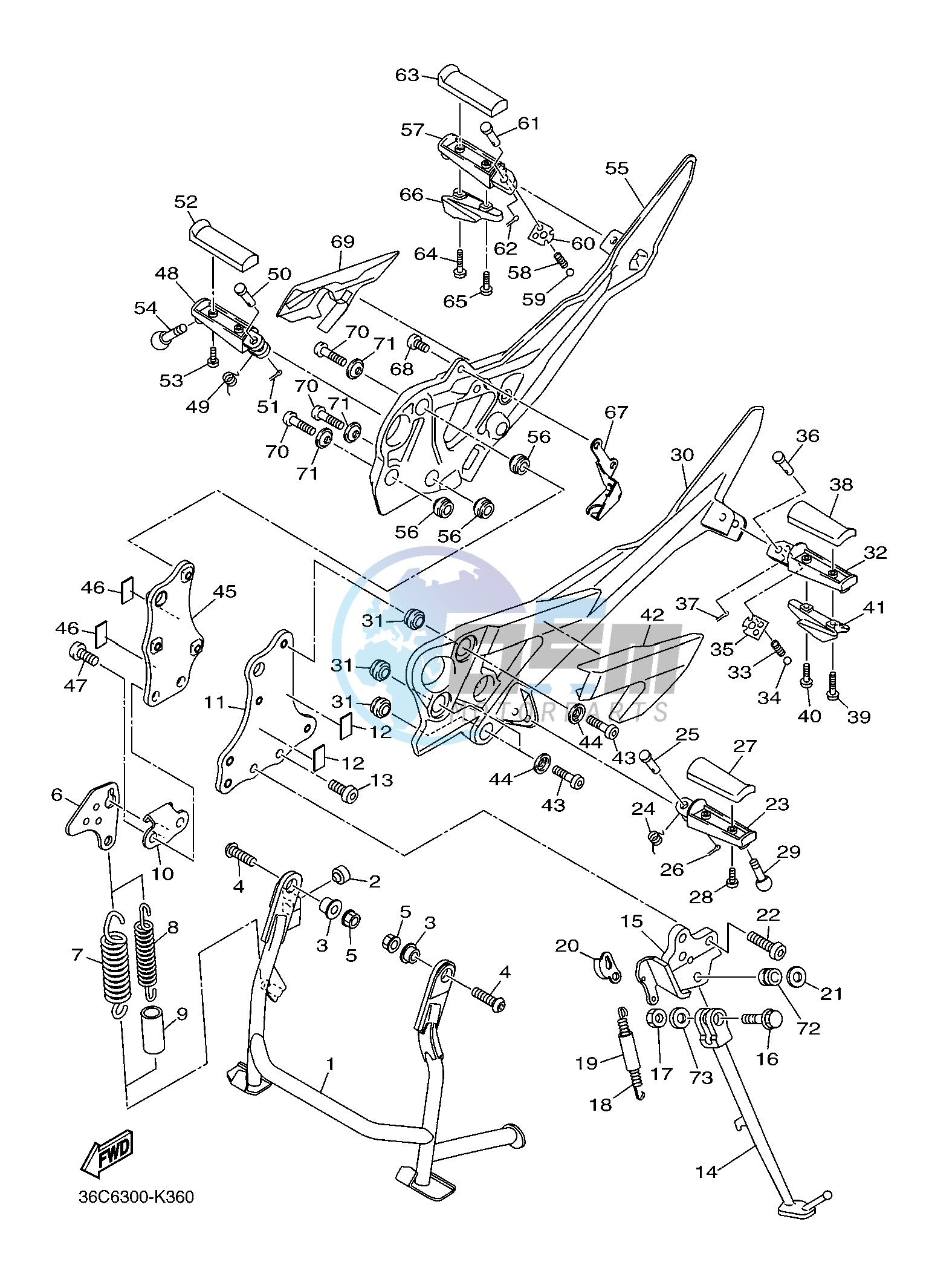 STAND & FOOTREST