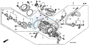 XL700VA9 Europe Direct - (ED / ABS) drawing THROTTLE BODY