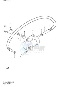 AN400 (E2) Burgman drawing FUEL PUMP