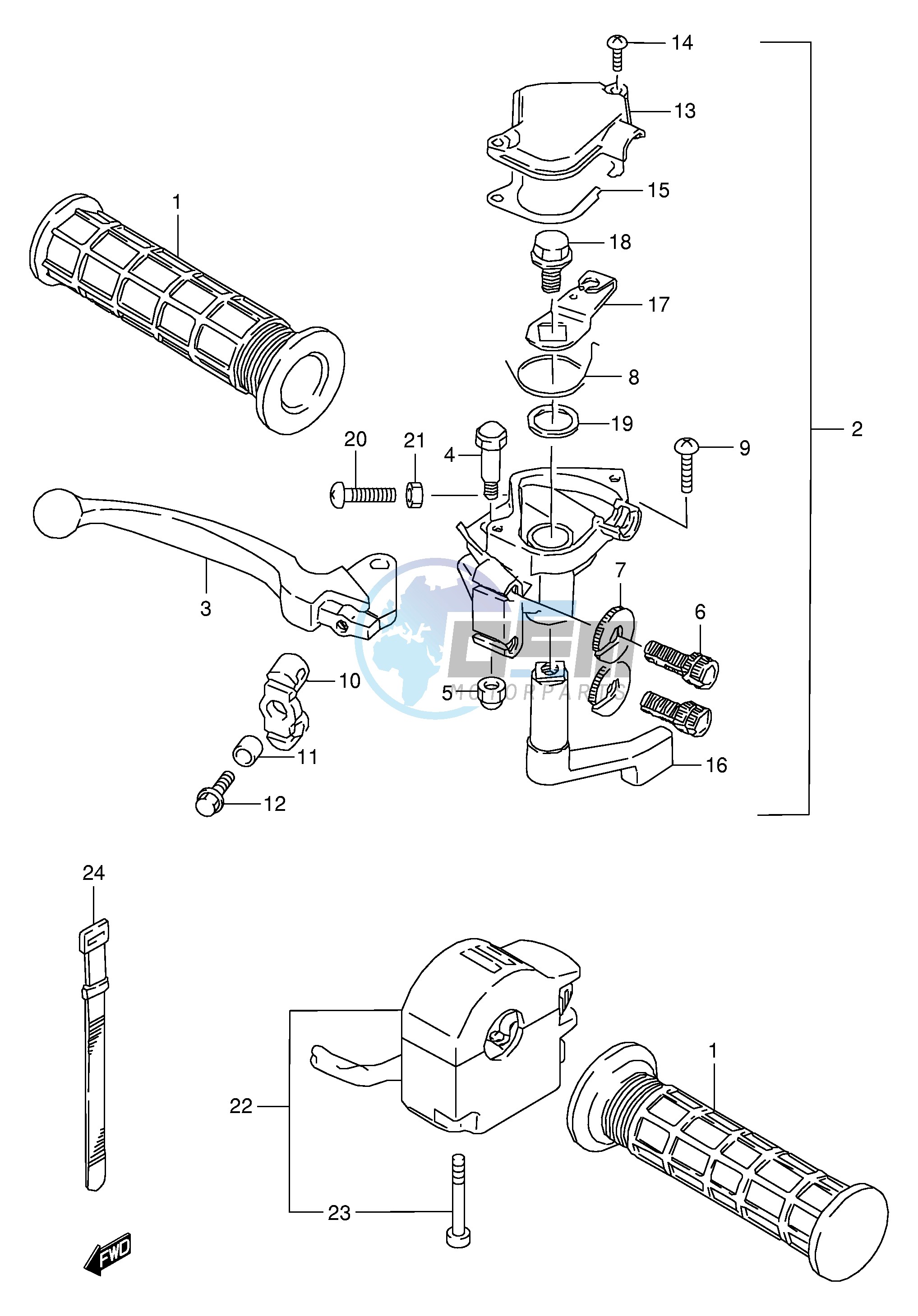 FRONT BRAKE LEVER