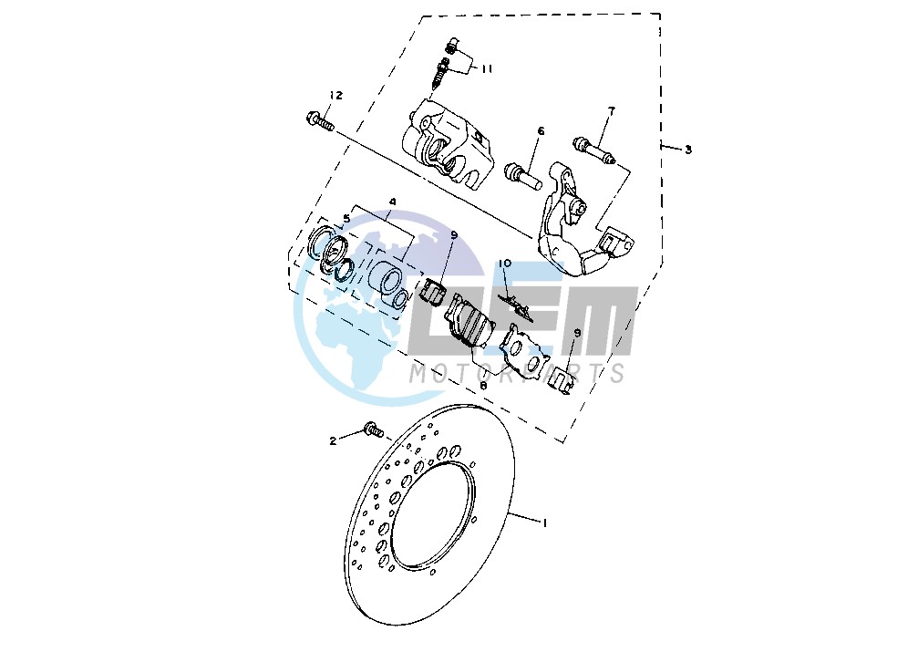 FRONT BRAKE CALIPER