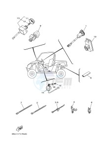 YXE700E YXE70WPHH (2MBG) drawing ELECTRICAL 2