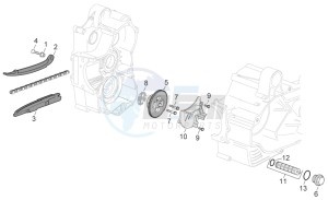 Scarabeo 400-492-500 Light drawing Oil pump