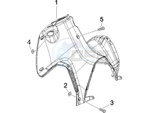 Runner 50 SP drawing Front glove-box - Knee-guard panel