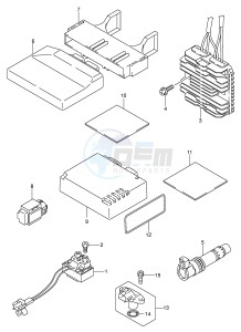 AN650 (E2) Burgman drawing ELECTRICAL (MODEL K3 K4)