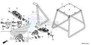 CRF450RE CRF450R Europe Direct - (ED) drawing STEP/STAND