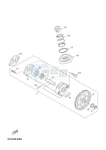 YN50F OVETTO 4T (2ACG) drawing OIL PUMP