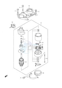 DF 60 drawing Starting Motor