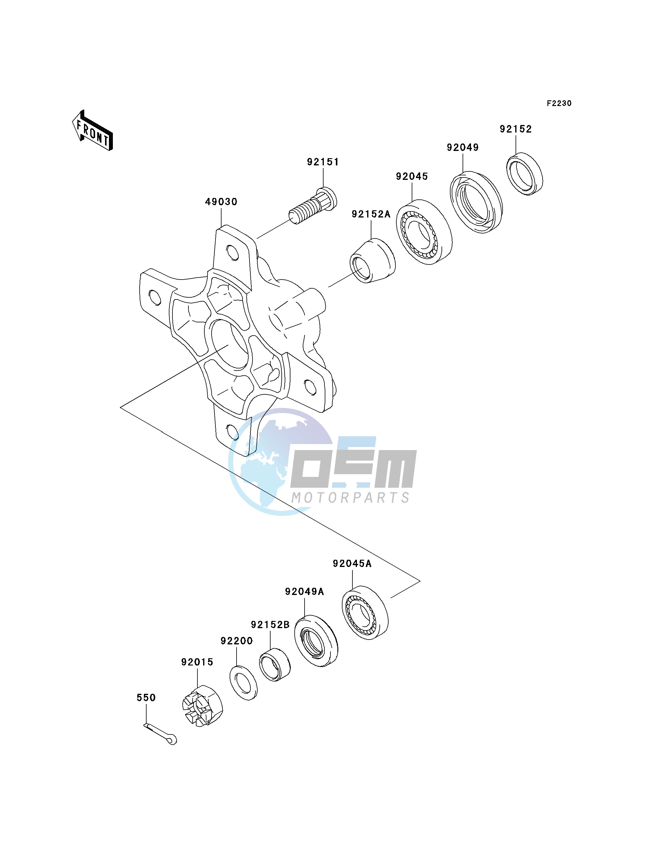 FRONT HUB