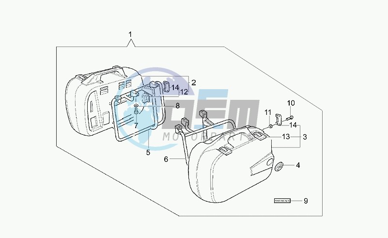 Optional rigid side cases