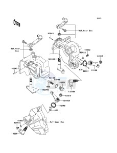 MULE 3010 DIESEL 4x4 KAF950D8F EU drawing Gear Change Mechanism