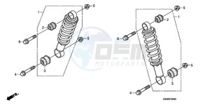 TRX250TMA U drawing FRONT CUSHION