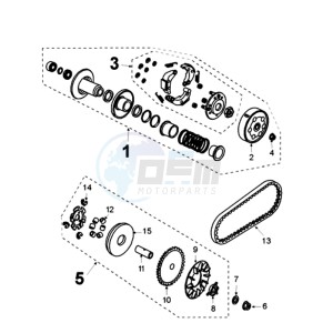 KISBEE MX A drawing CLUTCH