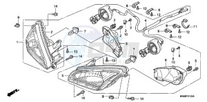 TRX680FAC drawing HEADLIGHT