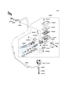 VN1700_VOYAGER_CUSTOM_ABS VN1700KDF GB XX (EU ME A(FRICA) drawing Clutch Master Cylinder