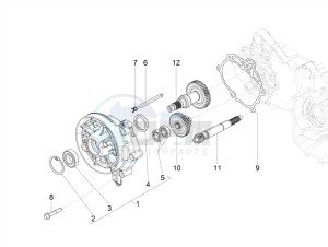 VX-VXL-SXL 150 4T 3V drawing Reduction unit