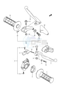 RM250 (E28) drawing HANDLE SWITCH (MODEL N)