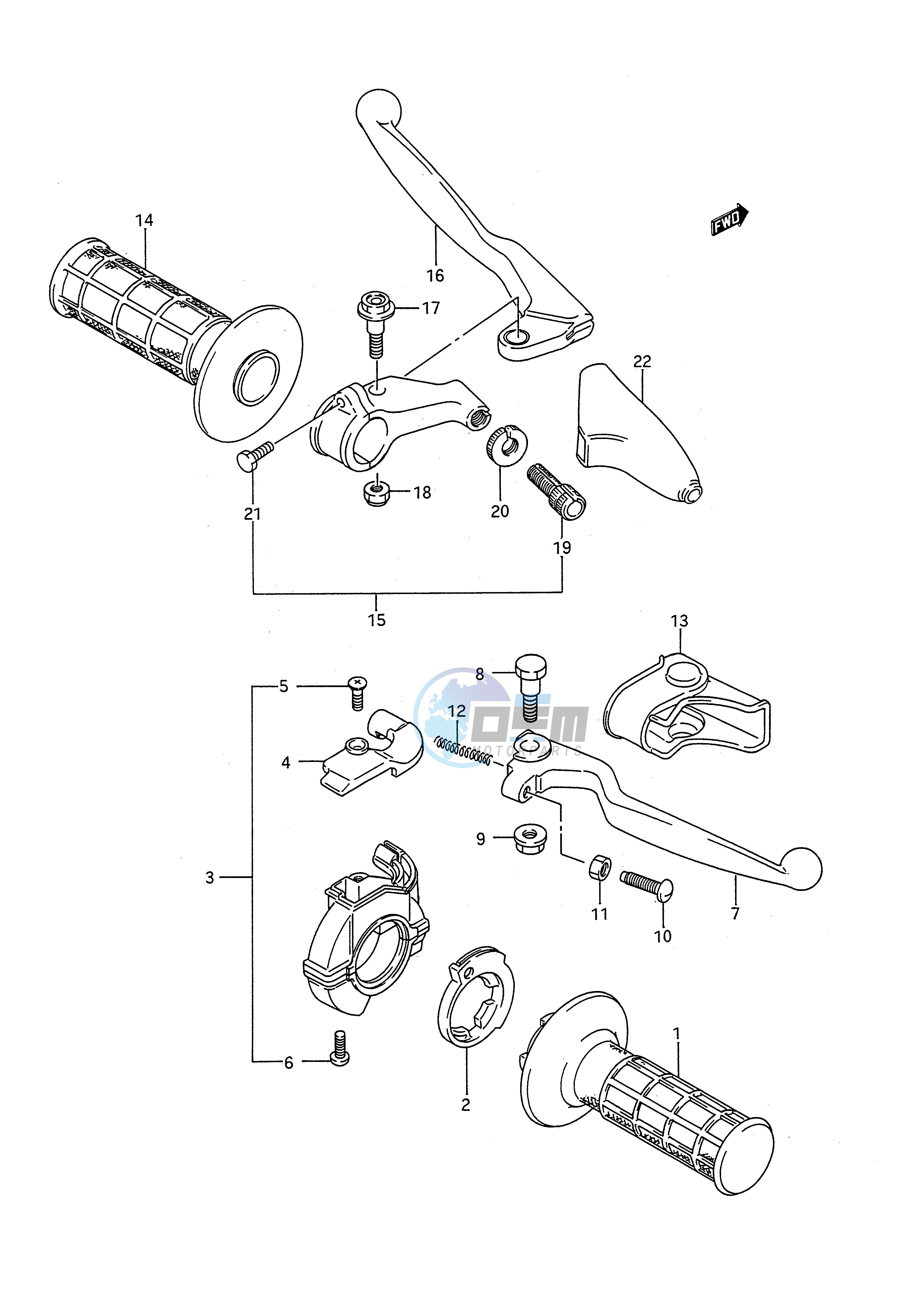 HANDLE SWITCH (MODEL N)