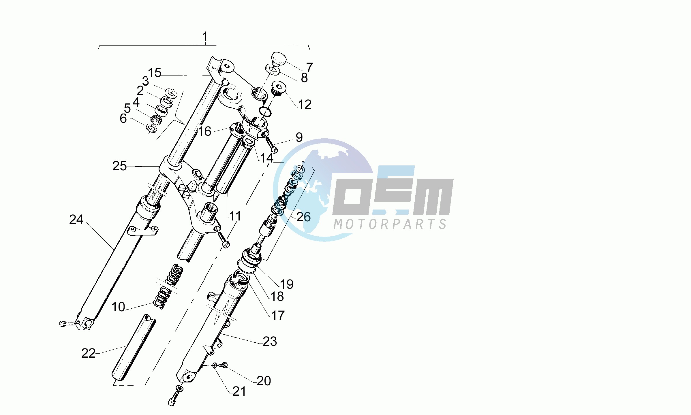 Front fork M/N IM B