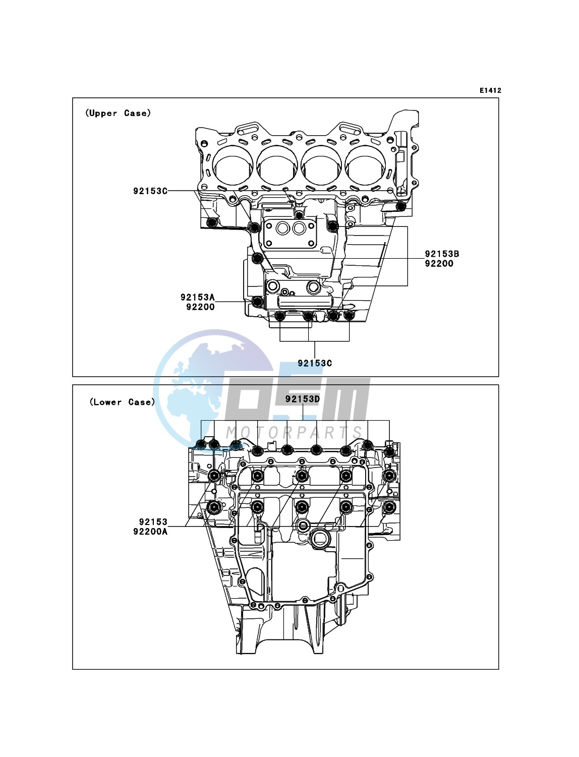 Crankcase Bolt Pattern