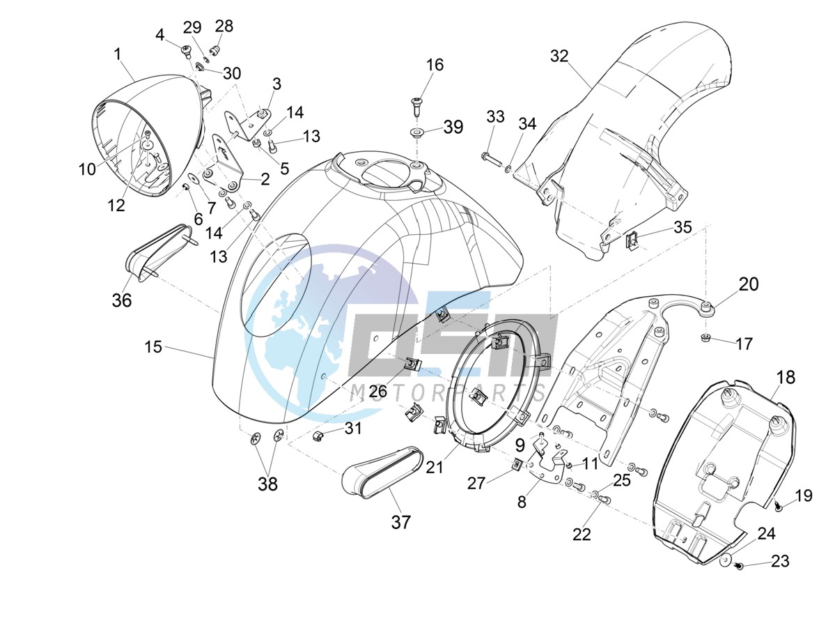 Wheel housing - Mudguard