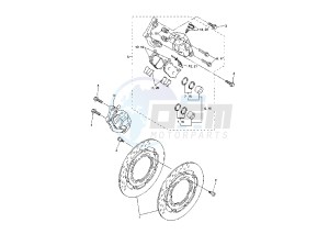 FZ6 600 drawing FRONT BRAKE CALIPER