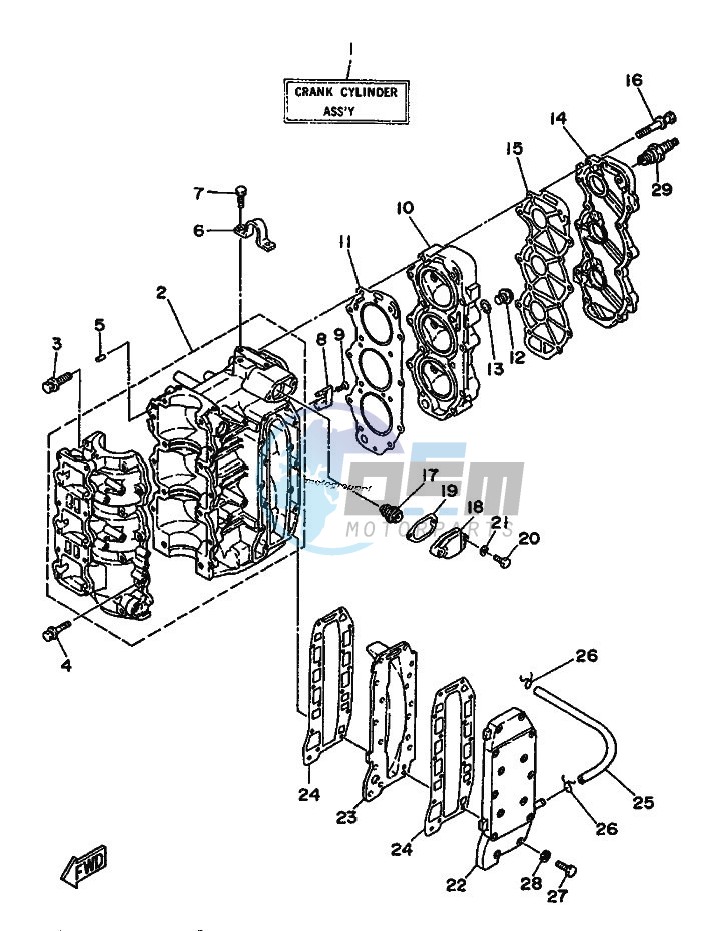 CYLINDER--CRANKCASE