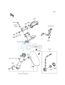 Z250SL ABS BR250FGF XX (EU ME A(FRICA) drawing Meter(s)