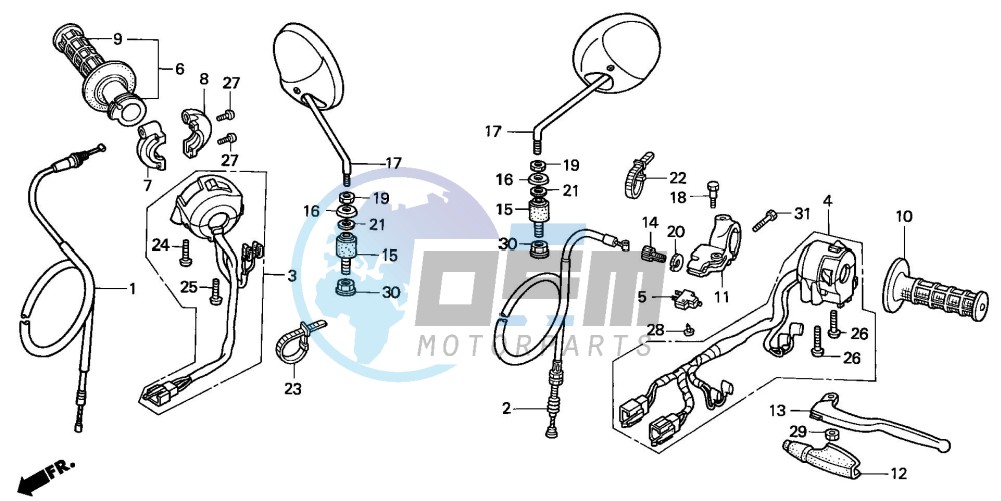 HANDLE LEVER/SWITCH/ CABLE