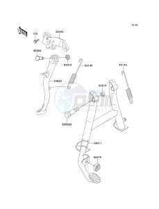 EX 500 D [NINJA 500R] (D6-D9) [NINJA 500R] drawing STAND-- S- -