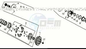 ALLO GT 45KMH 50 drawing CLUTCH