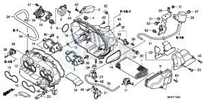 CB1000RC drawing AIR CLEANER