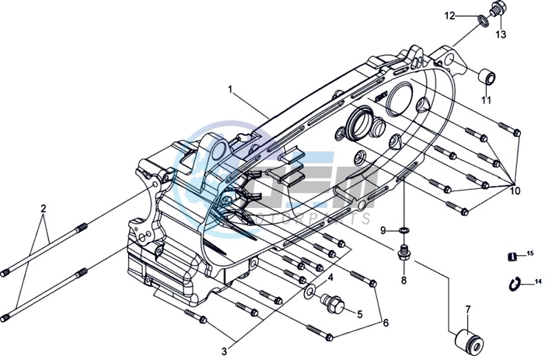 CRANKCASE LEFT