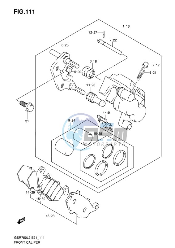 FRONT CALIPER