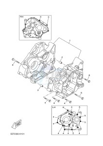 WR125R (22BB 22BB 22BB) drawing CRANKCASE