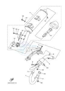 YFM700R YFM7RSED RAPTOR 700 SPECIAL EDITION (1VS2 1VS3 1VS4) drawing EXHAUST