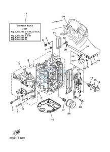 F40BEDL drawing CYLINDER--CRANKCASE-1