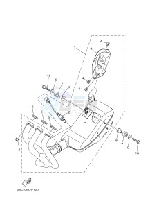 MT09TRA MT-09TRA TRACER 900 (2SC1 2SC2) drawing EXHAUST