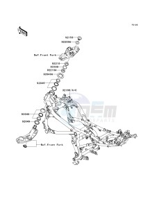 KLE 650 A [VERSYS EUROPEAN] (A7F-A8F) A8F drawing FRAME