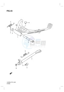 UH200G BURGMAN EU drawing STAND