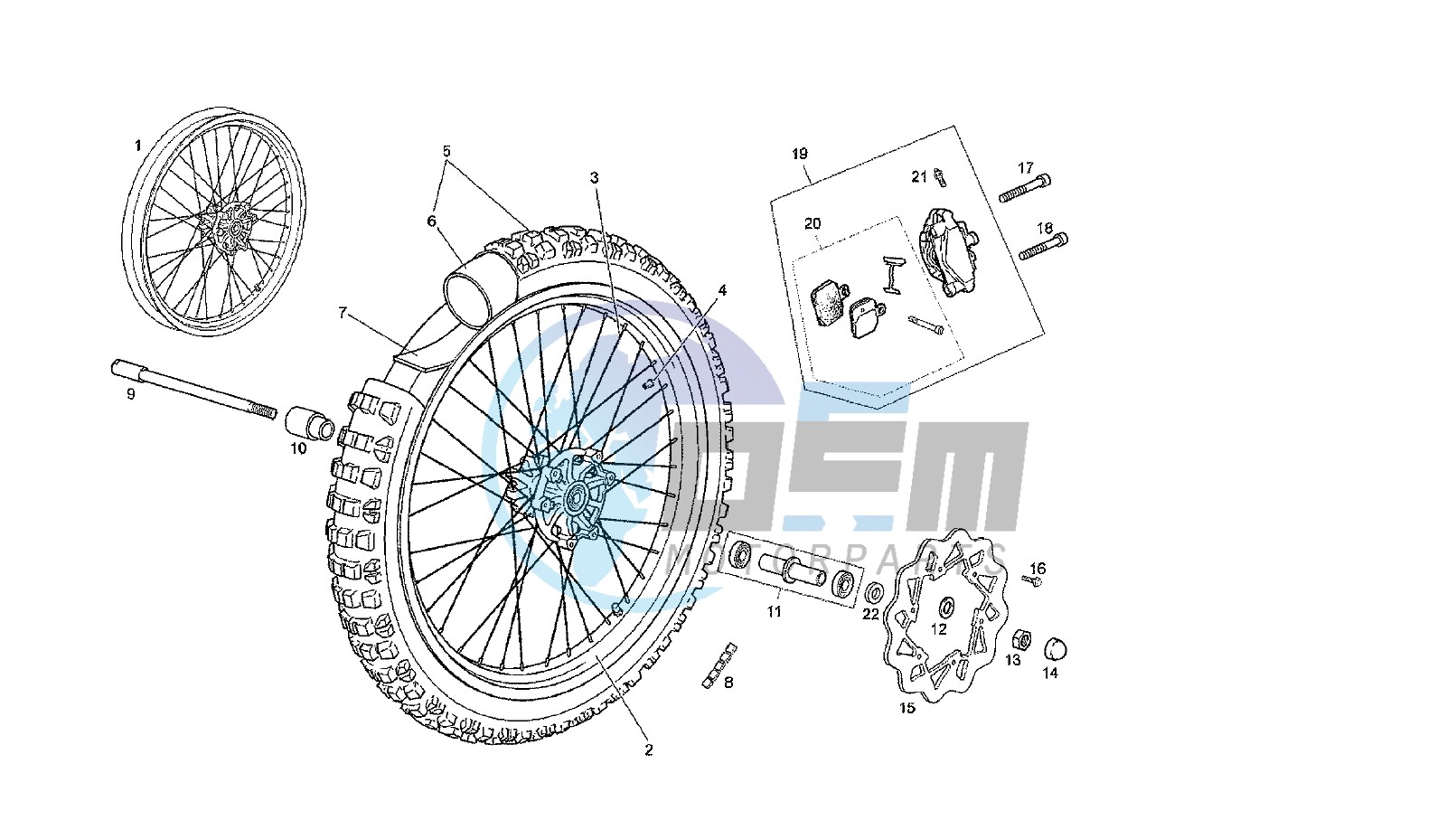 FRONT WHEEL SENDA R