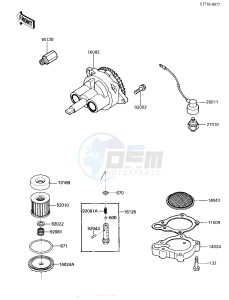 EX 250 E [NINJA 250R] (E1-E2) [NINJA 250R] drawing OIL PUMP_OIL FILTER