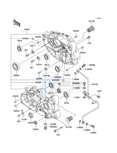 ELIMINATOR 125 BN125A6F GB XX (EU ME A(FRICA) drawing Crankcase