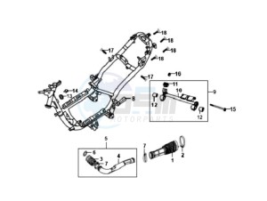 ORBIT 50 drawing FRAME / ENGINE MOUNT