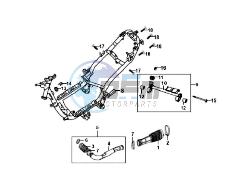 FRAME / ENGINE MOUNT