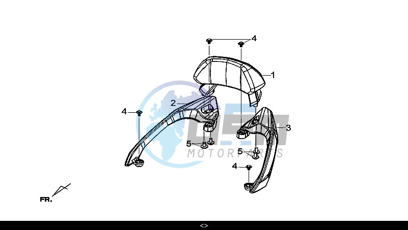 R-L RR. CARRIER / GTS 300I ABS (LN30W9-EU) (L7-M0)