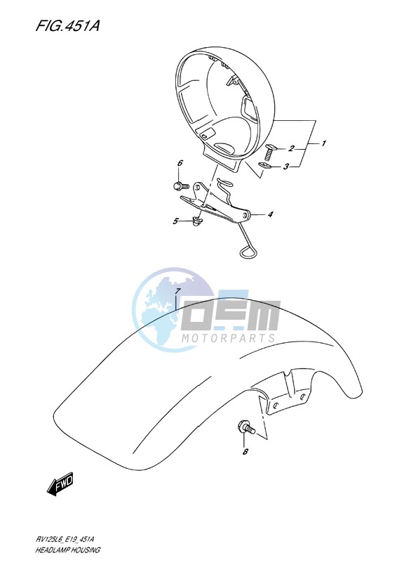 HEADLAMP HOUSING