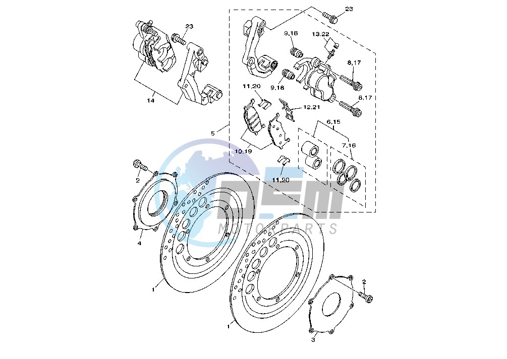 FRONT BRAKE CALIPER